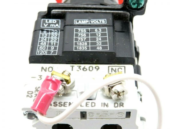 NEW CUTLER HAMMER E34GDB97LED24-1X 2P ILL MT PUSH/PULL RED E-STOP E34GDB97LED241 - Image 3