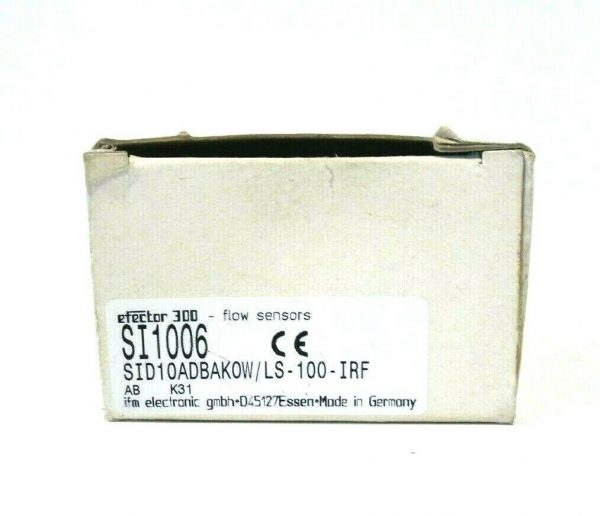 NEW EFECTOR SID10ADBAK0W / LS-100-IRF FLOW SENSOR SI1006 SID10ADBAK0W/LS100IRF - Image 4