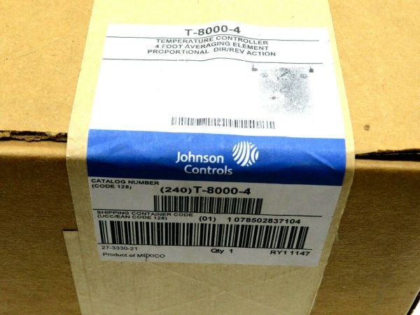 NEW JOHNSON CONTROLS T-8000-4 TEMPERATURE CONTROLLER T80004 - Image 4