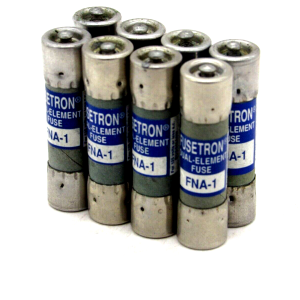 NEW LOT OF 8 FUSETRON FNA-1 FUSES FNA1