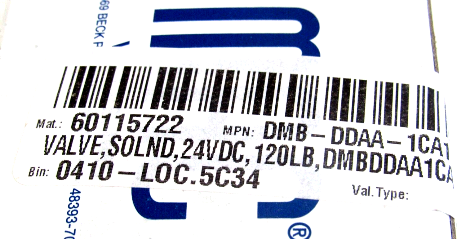 NEW MAC VALVES DMB-DDAA-1CA1 SOLENOID VALVE 24VDC DMBDDAA1CA1 - Image 4