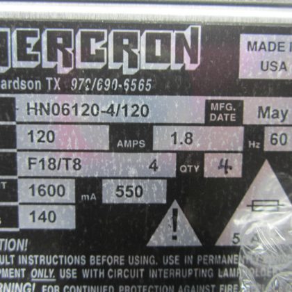 NEW MERCRON HN06120-4/120 CONTROLLER HN061204120
