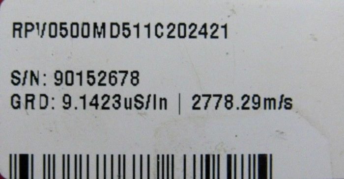 NEW MTS TEMPOSONICS RPV0500MD511C202421 LINEAR TRANSDUCER 500mm STROKE - Image 4