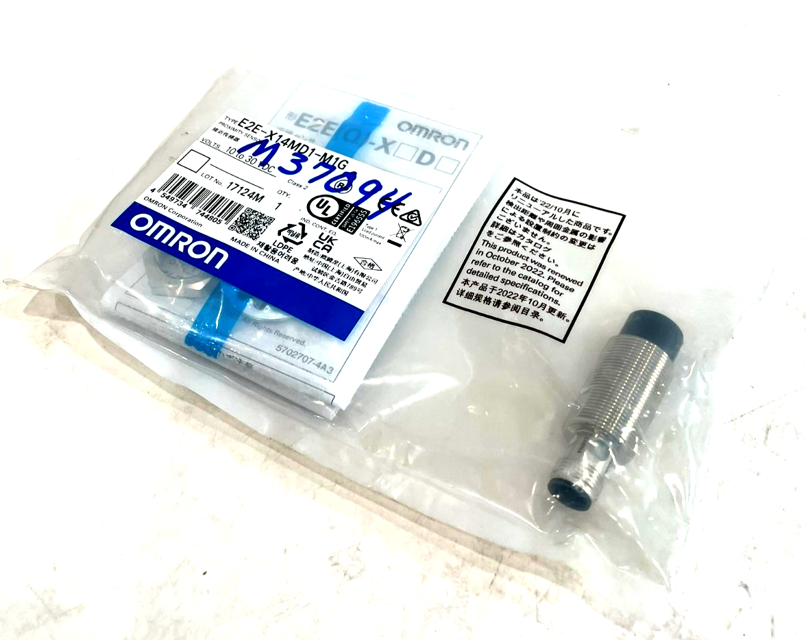 NEW OMRON E2E-X14MD1-M1G PROXIMITY SENSOR 10 to 30 VDC E2EX14MD1M1G