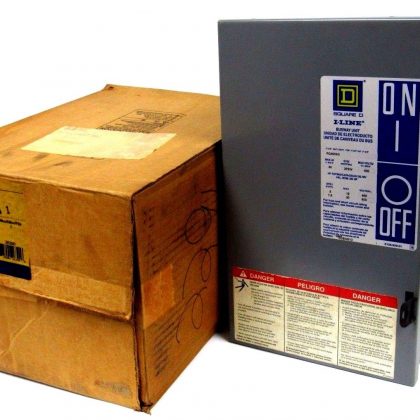 NEW SQUARE D PQ360G BUSS PLUG 30A 600V 3 WIRE PHASE 3