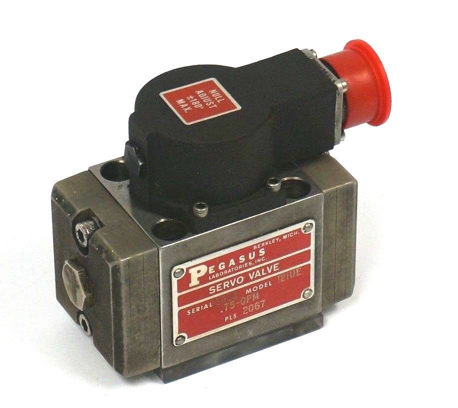 PEGASUS I2IUE SERVO VALVE .75-GPM, PLS-2067, PLS2067 REPAIRED