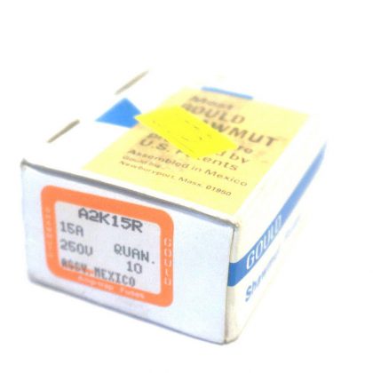 10 NEW GOULD SHAWMUT A2K15R FUSES