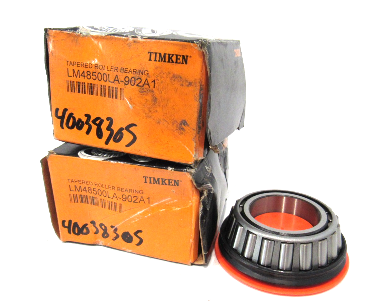 LOT OF 2 NEW TIMKEN LM48500LA-902A1 ROLLER BEARINGS LM48500LA902A1