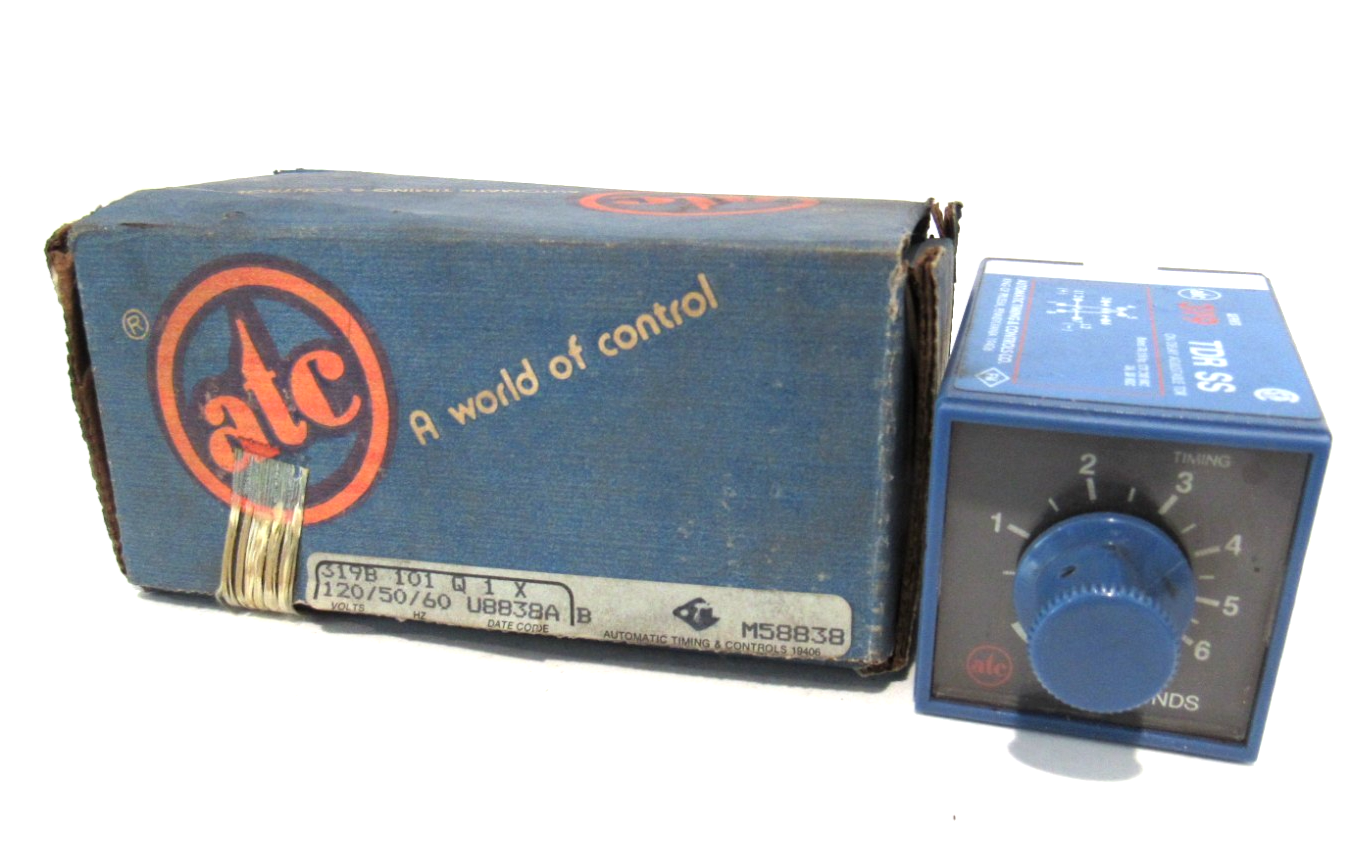 NEW ATC 319B-101-Q-1-X TIME DELAY RELAY 319B101Q1X