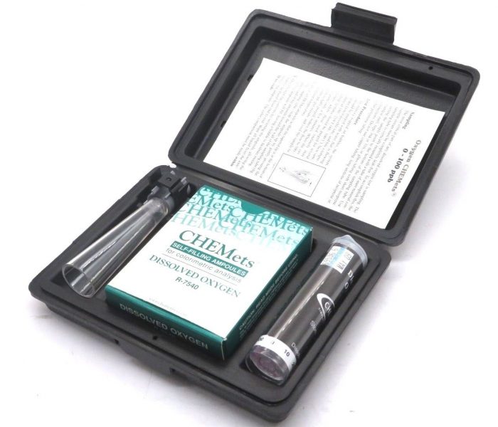 NEW CHEMETRICS K-7599 DISSOLVED OXYGEN TEST KIT K7599