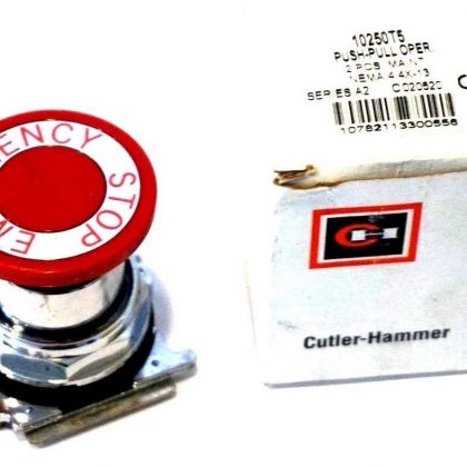 NEW CUTLER HAMMER 10250T5 PUSH-PULL OPERATOR SWITCH