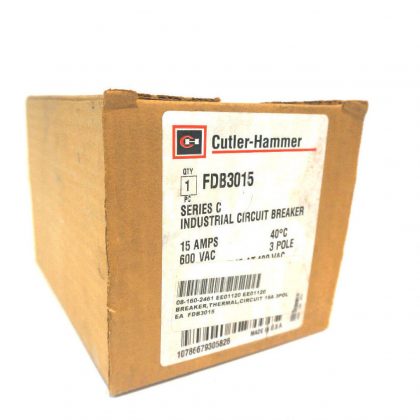 NEW CUTLER HAMMER FDB3015 CIRCUIT BREAKER SER. C