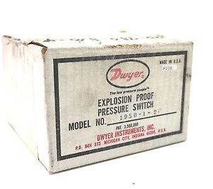 NEW DWYER 1950-1-2F EXPLOSION PROOF PRESSURE SWITCH 195012F