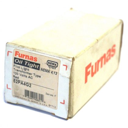 NEW FURNAS 52PA4G2 PILOT LIGHT RED