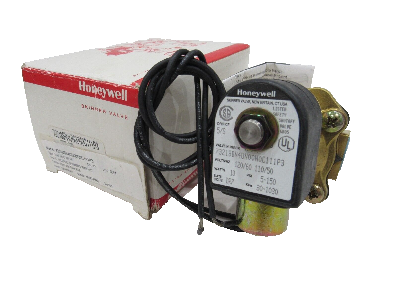 NEW HONEYWELL 73218BN4UN00N0C111P3 SOLENOID VALVE