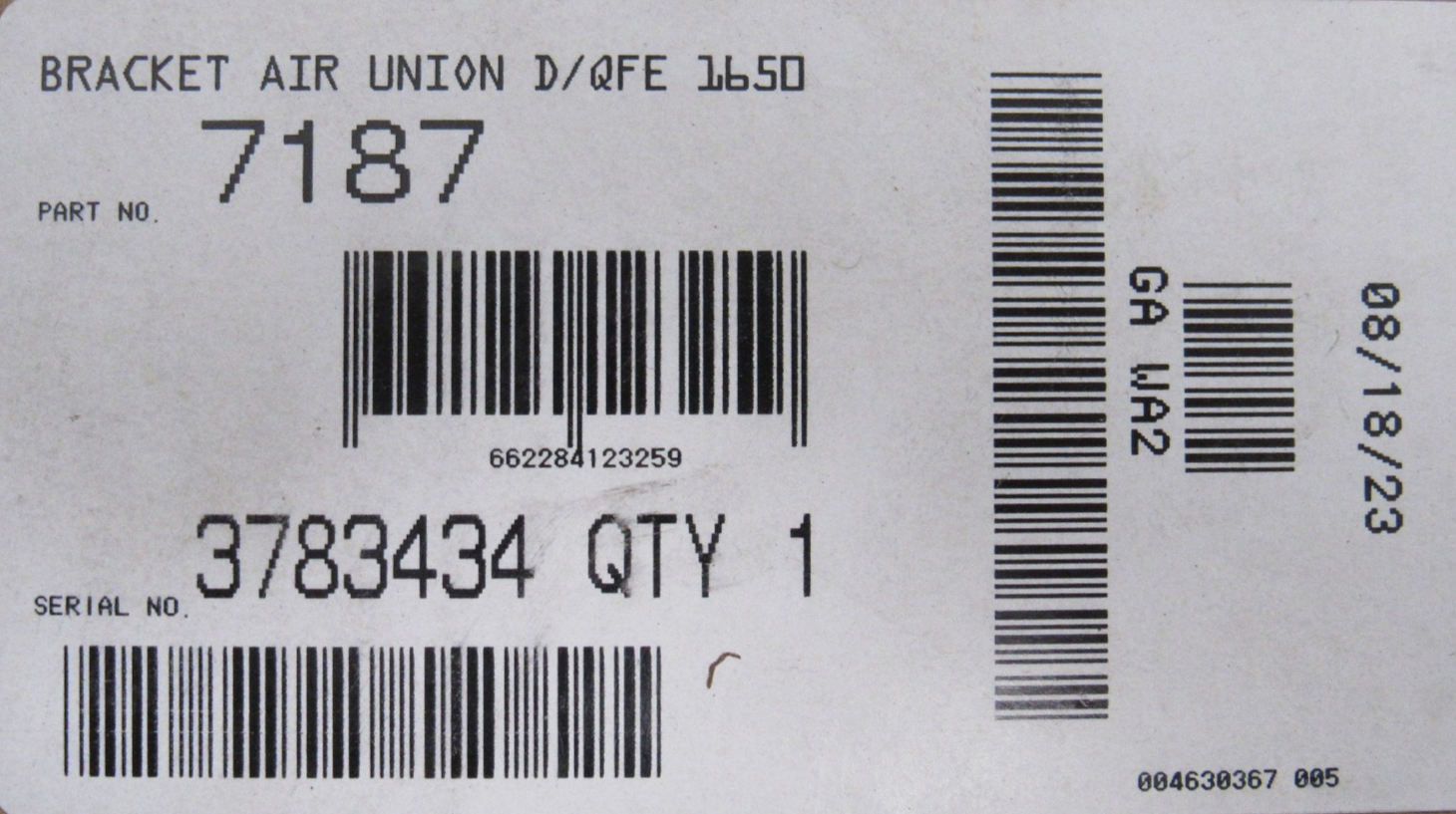 NEW NEXEN 7187 BRACKET AIR UNION D/QFE 1650 - Image 4