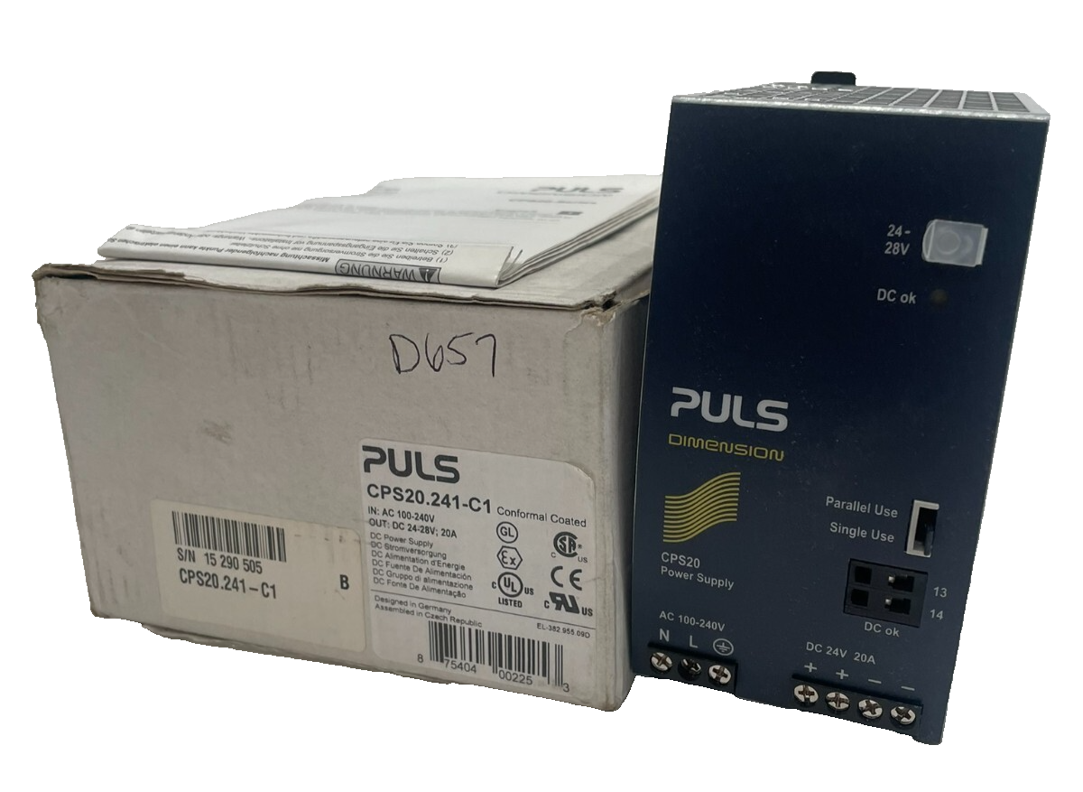 NEW PULS CPS20.241-C1 POWER SUPPLY 100-240V CPS20241C1