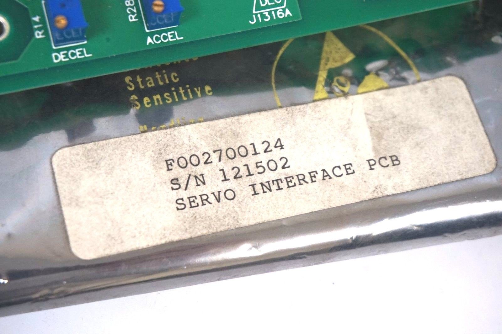 NEW RAPISTAN F002700124A SERVO INTERFACE BOARD - Image 3