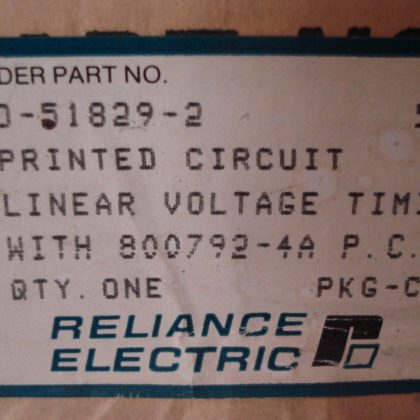 NEW RELIANCE 0-51829-2 LINEAR VOLTAGE TIMING MODULE