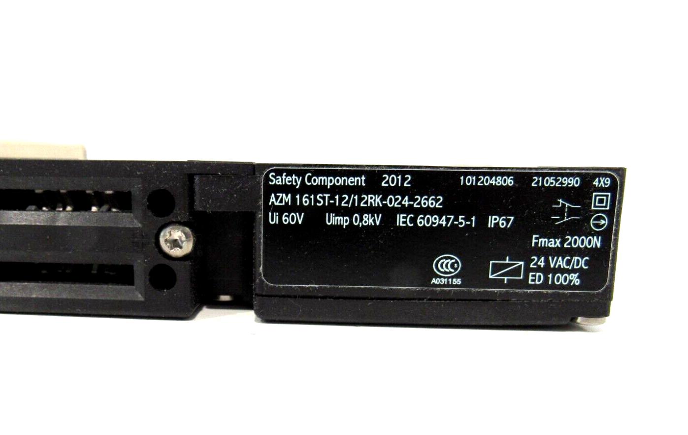 NEW SCHMERSAL AZM 161ST-12/12RK-024 -2662 SAFETY SWITCH 101204806 - Image 3