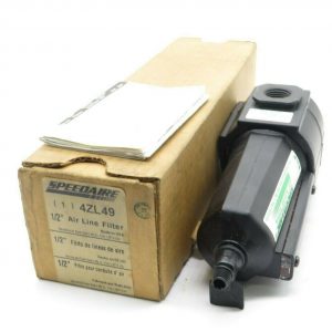 NEW SPEEDAIRE 4ZL49 1/2 INCH AIR LINE FILTER