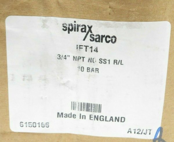 NEW SPIRAX SARCO IFT14 BALL FLOAT STEAM TRAP 3/4" PN-16 GGG40 6150001 - Image 7