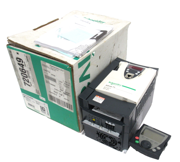 NEW TELEMECANIQUE ATV71HU40N4 VARIABLE SPEED DRIVE 5HP 806461 - SB ...