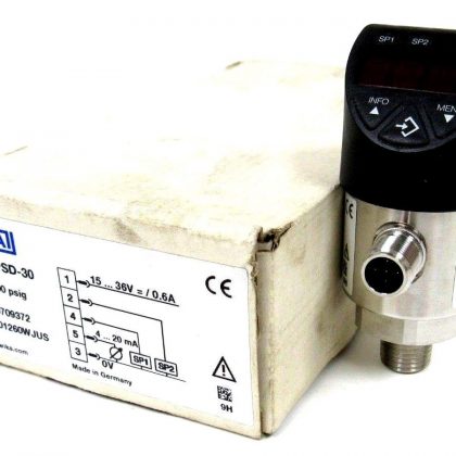 NEW WIKA PSD-30 PRESSURE TRANSMITTER 3000 PSIG PSD30