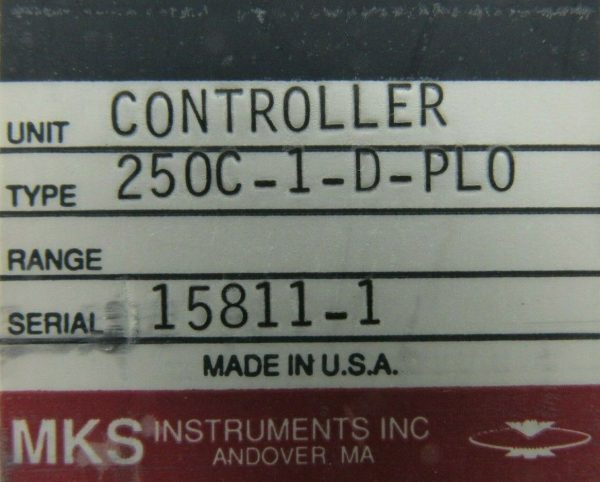 REFURBISHED MKS 250C-1-D-PL0 PRESSURE FLOW CONTROL 250C1DPL0 TYPE 250 - Image 5