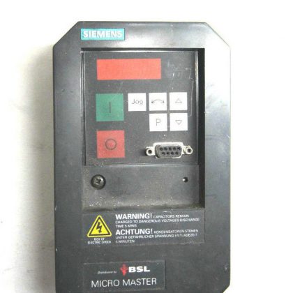 SIEMENS 6SE3112-1CA70-4AA0 MICROMASTER DRIVE 6SE31121CA704AA0