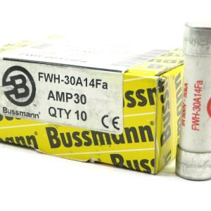 10 NEW BUSSMANN FWH-30A14FA FUSES 30AMP 500V FWH30A14FA
