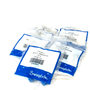 LOT OF 7 NEW SWAGELOK PFA-420-3 UNION TEE PFA4203