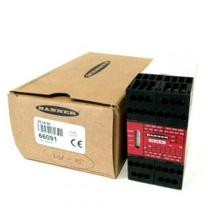 NEW BANNER ENGINEERING ES-UA-5A SAFETY RELAY 66091 ESUA5A