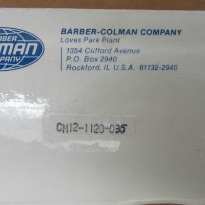 NEW BARBER COLEMAN CM12-1120-035 MERCURY RELAY CM121120035