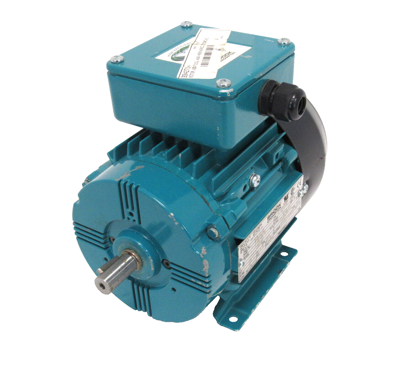 NEW BROOK CROMPTON BA2M.50-4D MOTOR .5HP 230/460V W-DA71SG-D2 BA2M504D