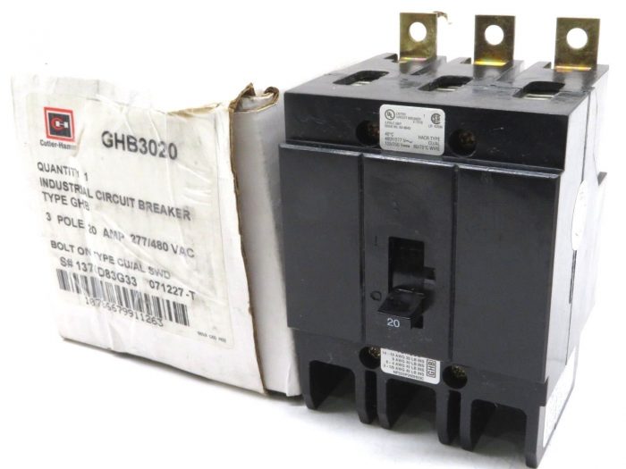 NEW CUTLER HAMMER GHB3020 CIRCUIT BREAKER TYPE GHB