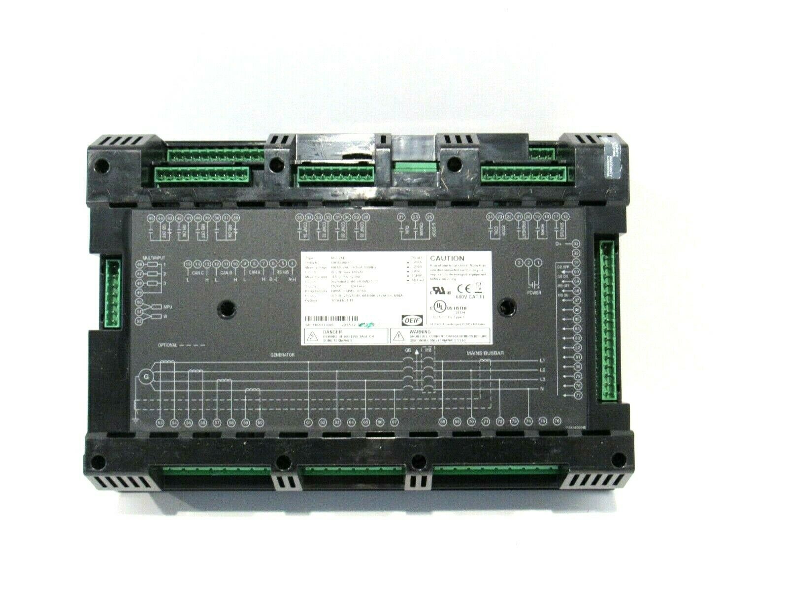 NEW DEIF AGC 244 ADVANCED GENSET CONTROLLER 2910420010.25 AGC244 - SB ...