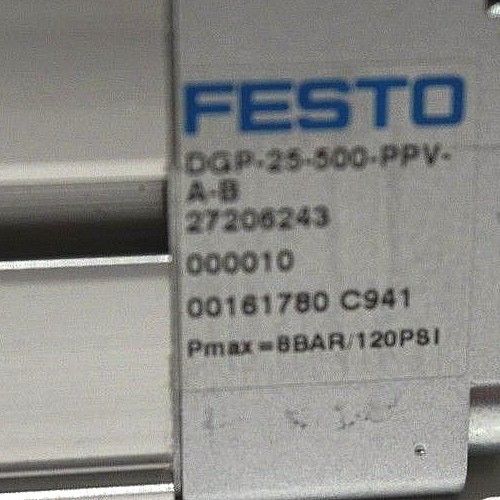 NEW FESTO DGP-25-500-PPV-A-B RODLESS LINEAR DRIVE DGP25500PPVAB - Image 3