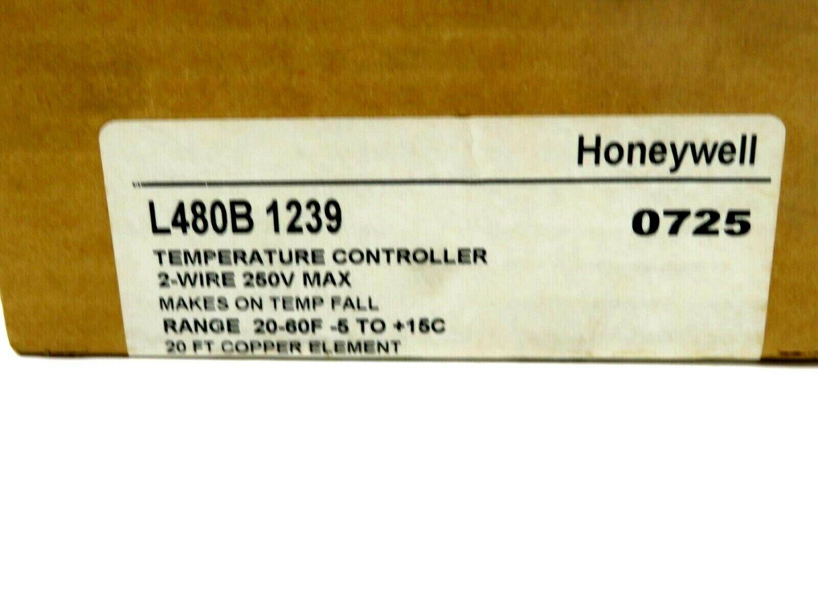 NEW HONEYWELL L480B-1239 TEMPERATURE CONTROLLER L480B1239 - SB ...