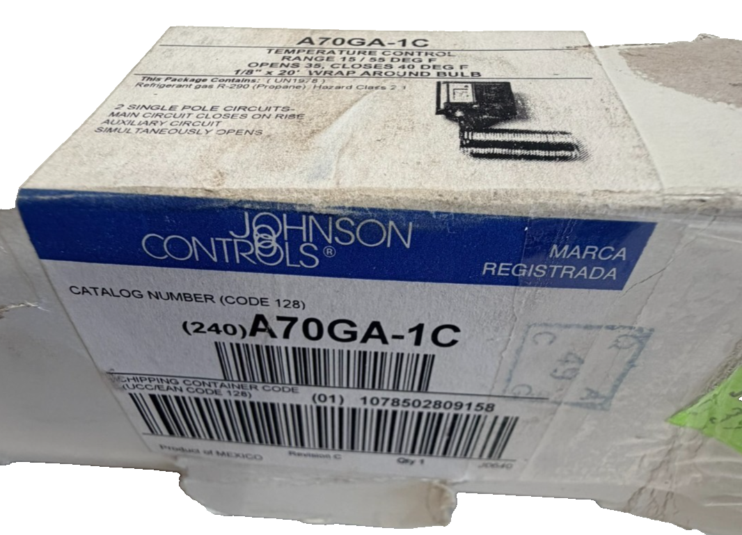 NEW JOHNSON CONTROLS A70GA-1C TEMPERATURE CONTROLLER A70GA1C - Image 7