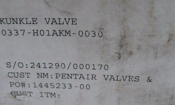 NEW KUNKLE 0337-H01AKM0030 2" 30#AIR RELIEF VALVE 0337H01AKM0030 - Image 7