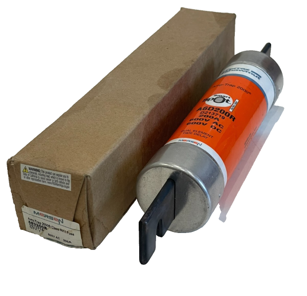 Mersen R262 NEW MERSEN FERRAZ SHAWMUT A6D200R FUSES 600VAC 200A - SB Industrial ...