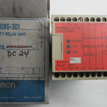 NEW OMRON G9S-301DC24 SAFETY RELAY G9S301DC24