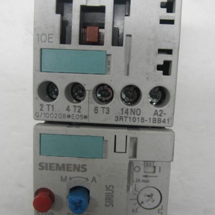 NEW SIEMENS 3RT1015-1BB41 OVERLOAD RELAY W/ 3RU1116-1GB0