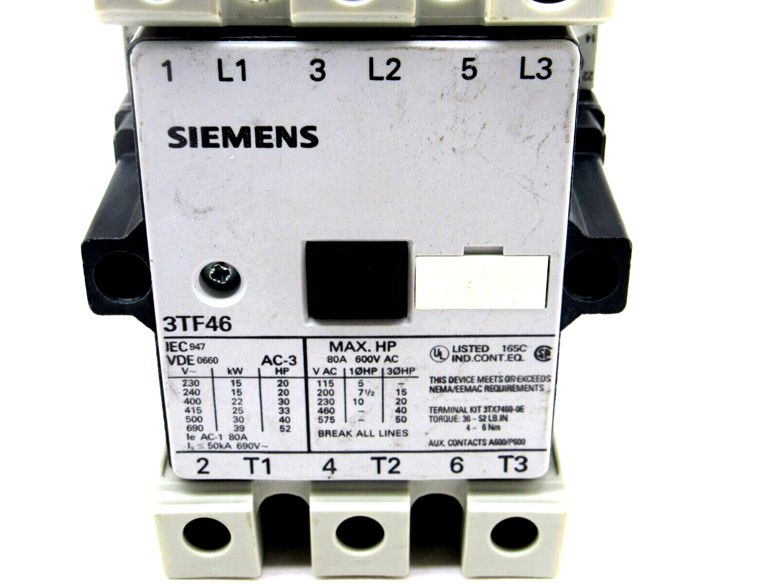 NEW SIEMENS 3TF4622-0AK6 CONTACTOR 3TF46220AK6 - Image 6