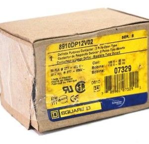 NEW SQUARE D 8910DP12V02 CONTACTOR SER.B