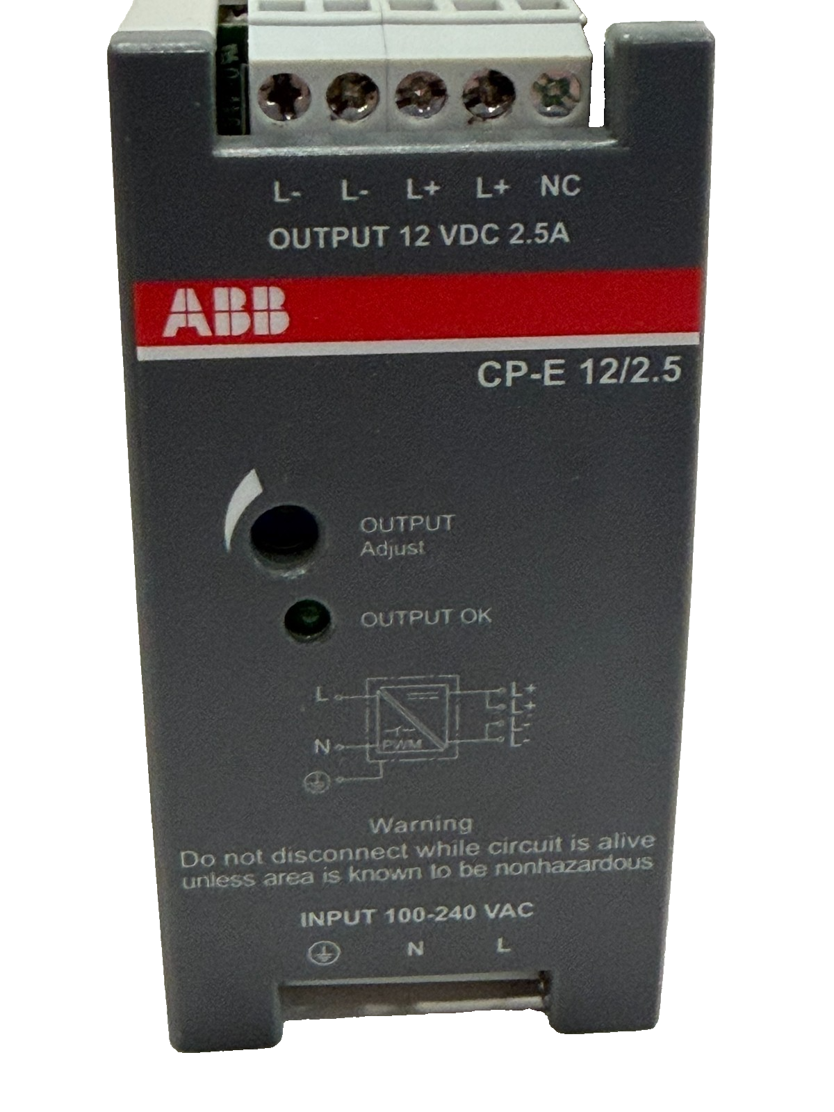 NEW ABB 1SVR427032R1000 POWER SUPPLY CP-E 12/2.5 - Image 3