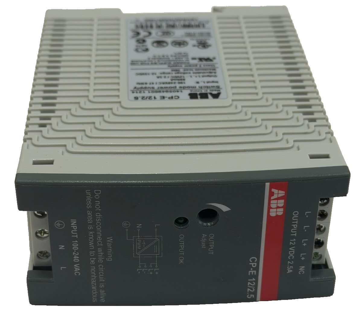 NEW ABB 1SVR427032R1000 POWER SUPPLY CP-E 12/2.5 - Image 5