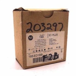NEW ALLEN BRADLEY 193-ED1BB OVERLOAD RELAY SER.B 193ED1BB