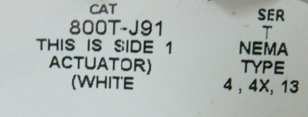 NEW ALLEN BRADLEY 800T-J91 SELECTOR SWITCH SER T 800TJ91 - Image 4